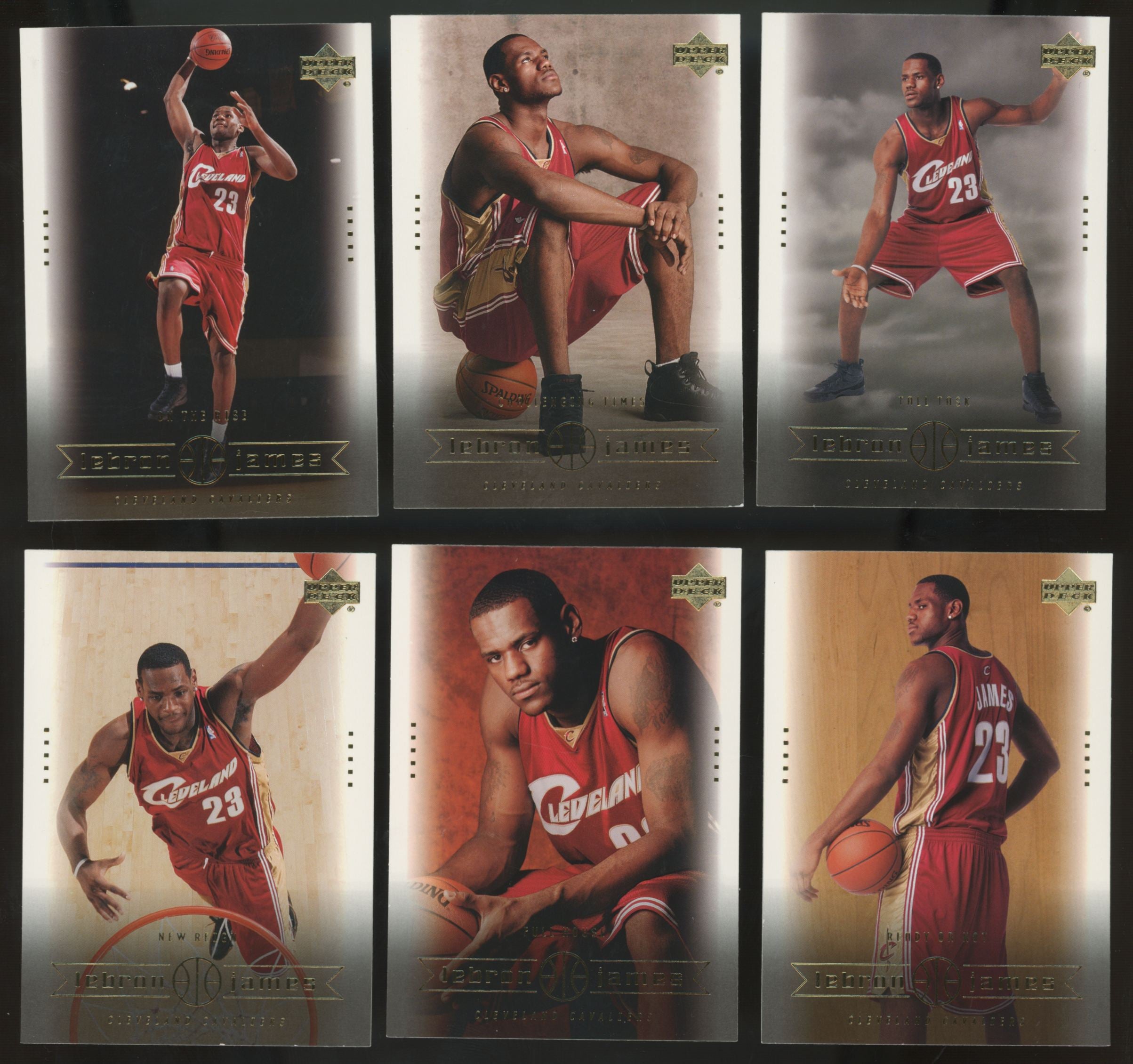2003-04 Upper Deck LeBron James RC Complete Set (30/30)
