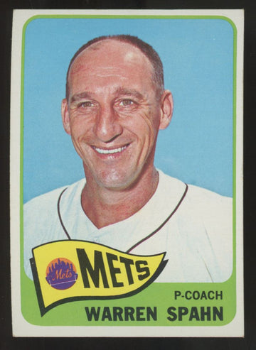 1965 Topps Warren Spahn #205 EX/MT "A"