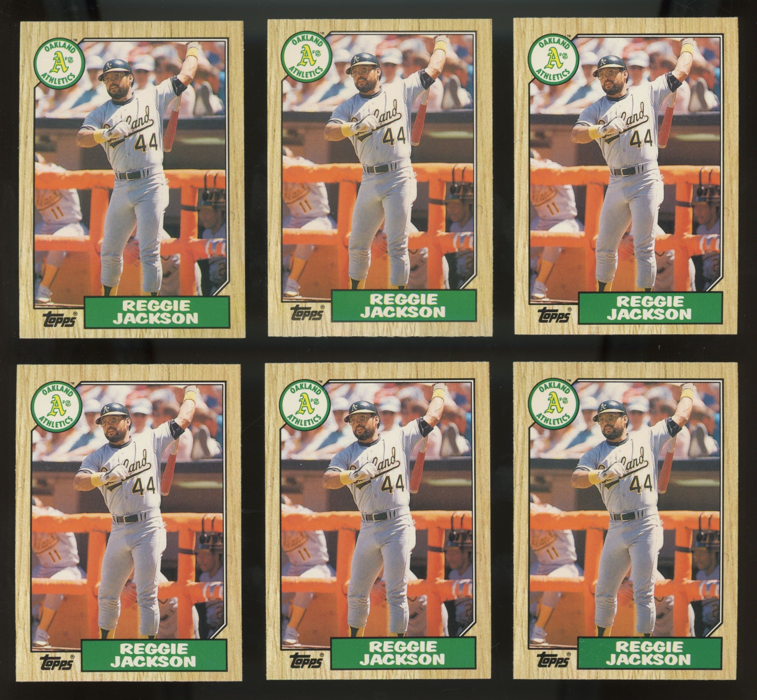 1987 Topps Traded Reggie Jackson #52T (Lot of 50)