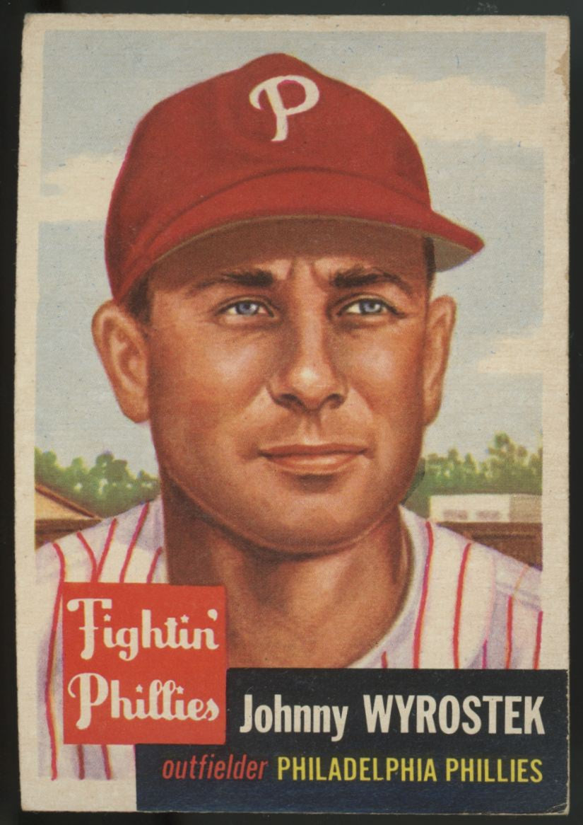 1953 Topps Johnny Wyrostek #79 VG