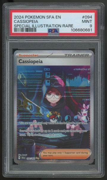 2024 Pokemon Cassiopeia Shrouded Fable Special Illustration Rare #094 PSA 9