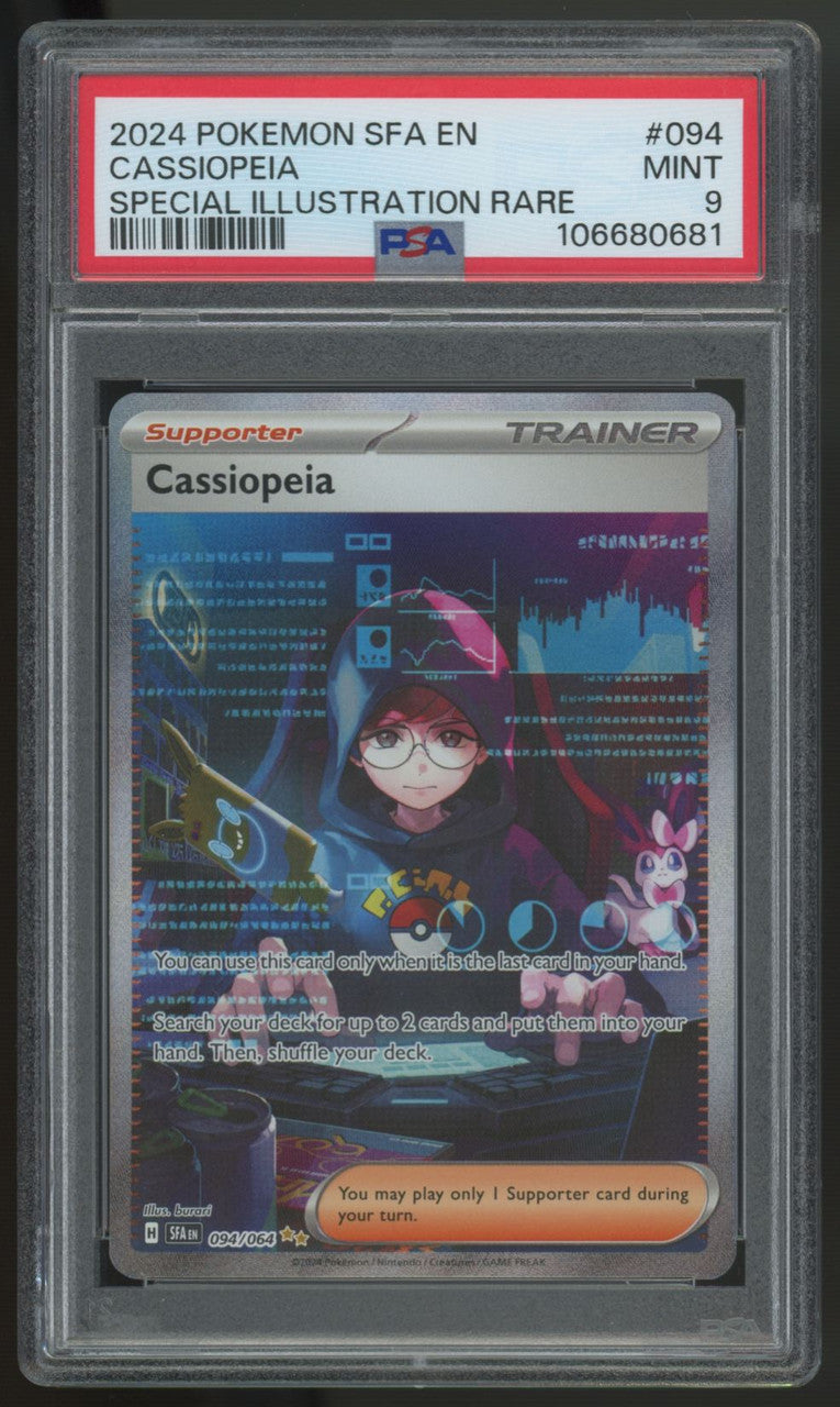 2024 Pokemon Cassiopeia Shrouded Fable Special Illustration Rare #094 PSA 9