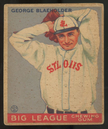 1933 Goudey George Blaeholder #16 Good