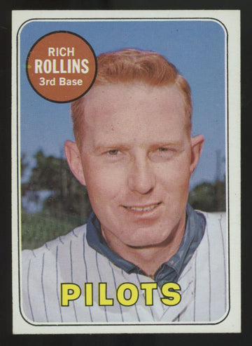 1969 Topps Rich Rollins White Letters #451 EX