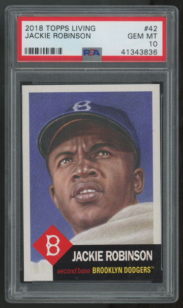 2018 Topps Living Jackie Robinson #42 PSA 10