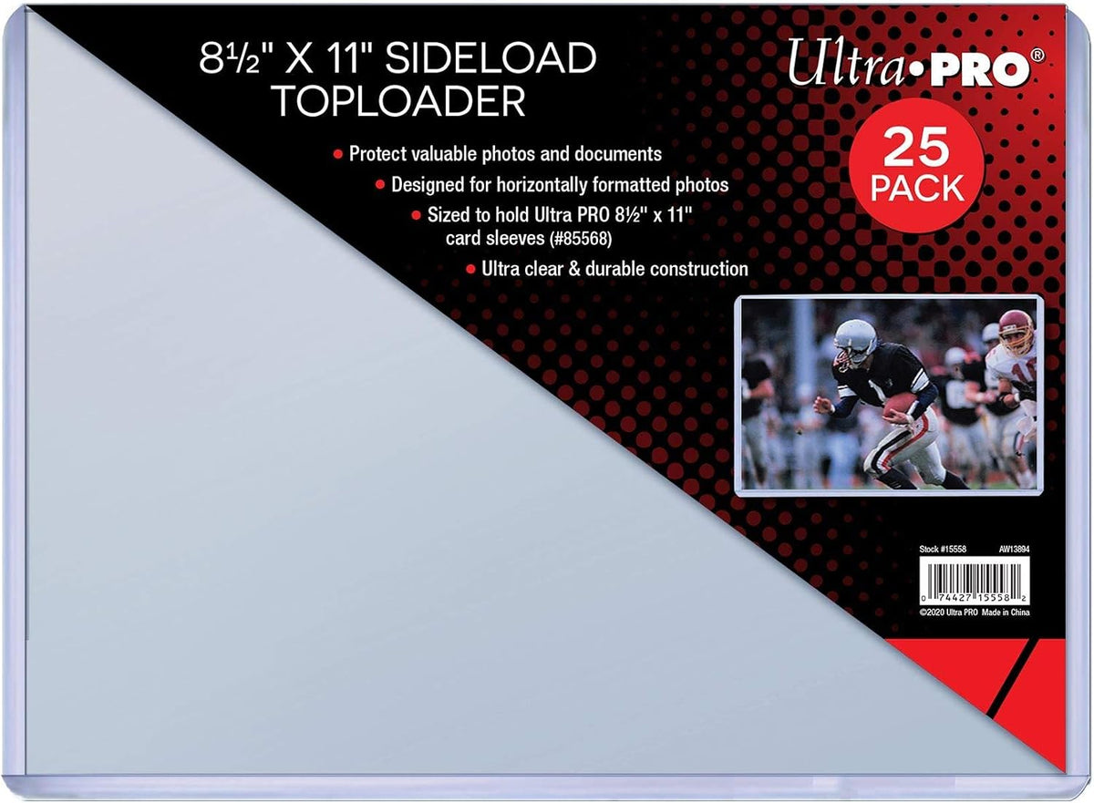 Ultra Pro 8.5X11 Sideload Toploader Pack (25)