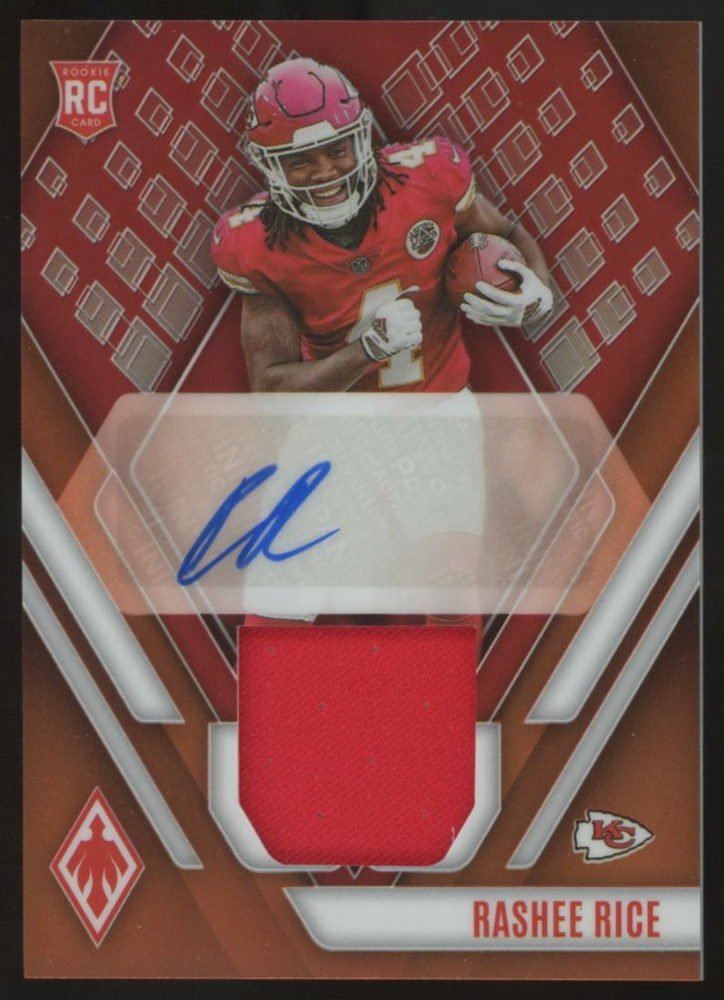 2023 Panini Phoenix Rashee Rice RC Orange Patch Auto RPA /149 #RAJ-RR