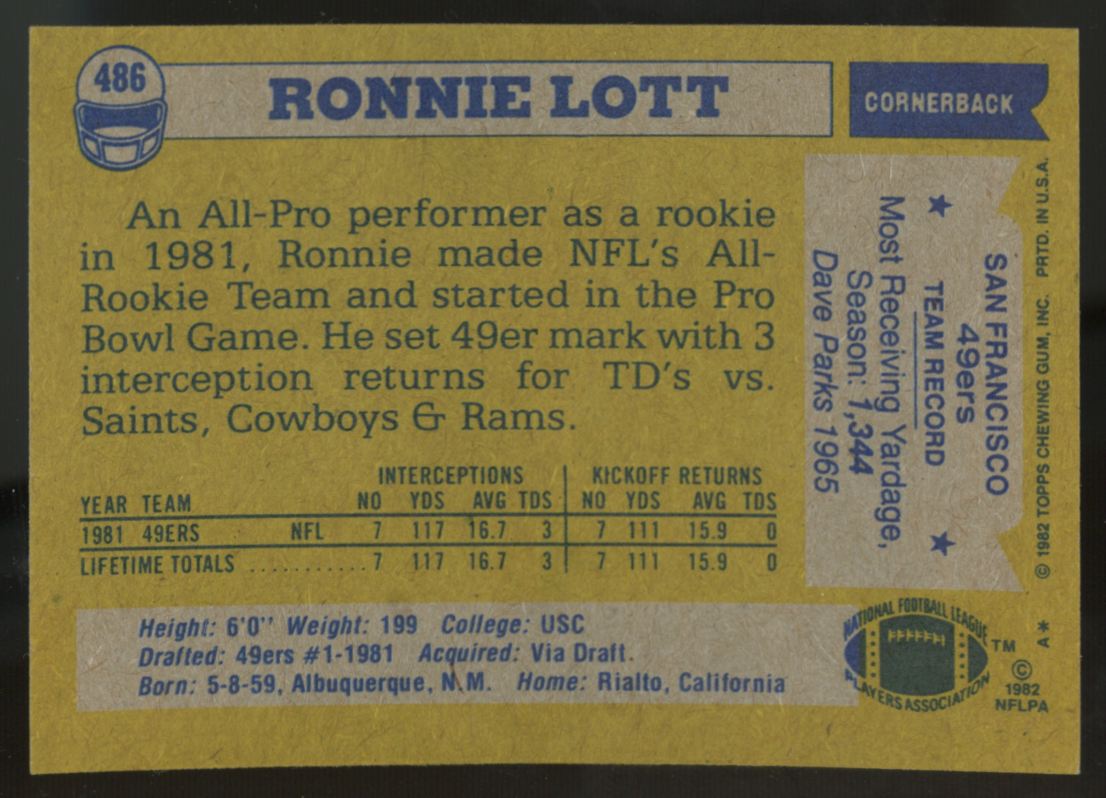 1982 Topps Football Complete Set NM-NM/MT (528/528)