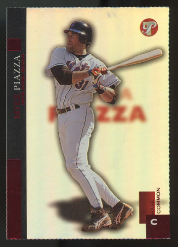 2005 Topps Pristine Mike Piazza Die Cut Red Refractor /66 #62