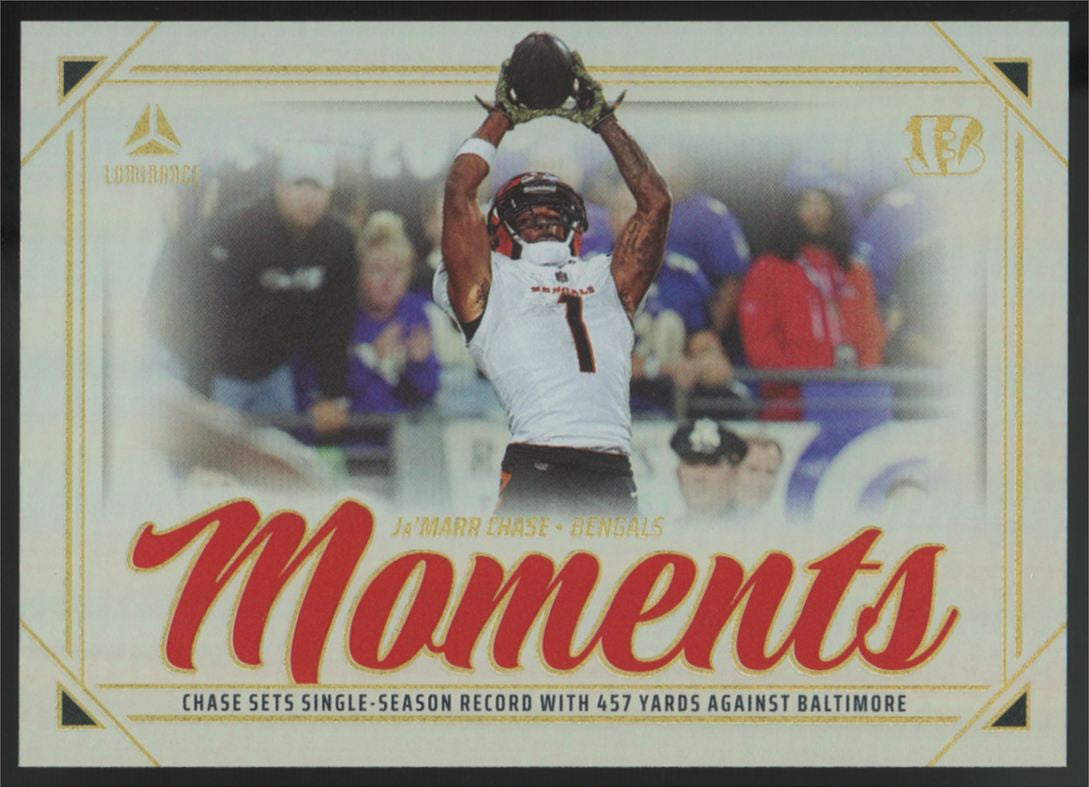 2025 Panini Luminance Ja'Marr Chase Moments #5