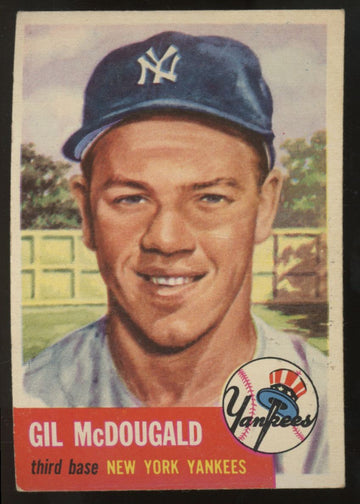 1953 Topps Gil McDougald #43 VG/EX "A"