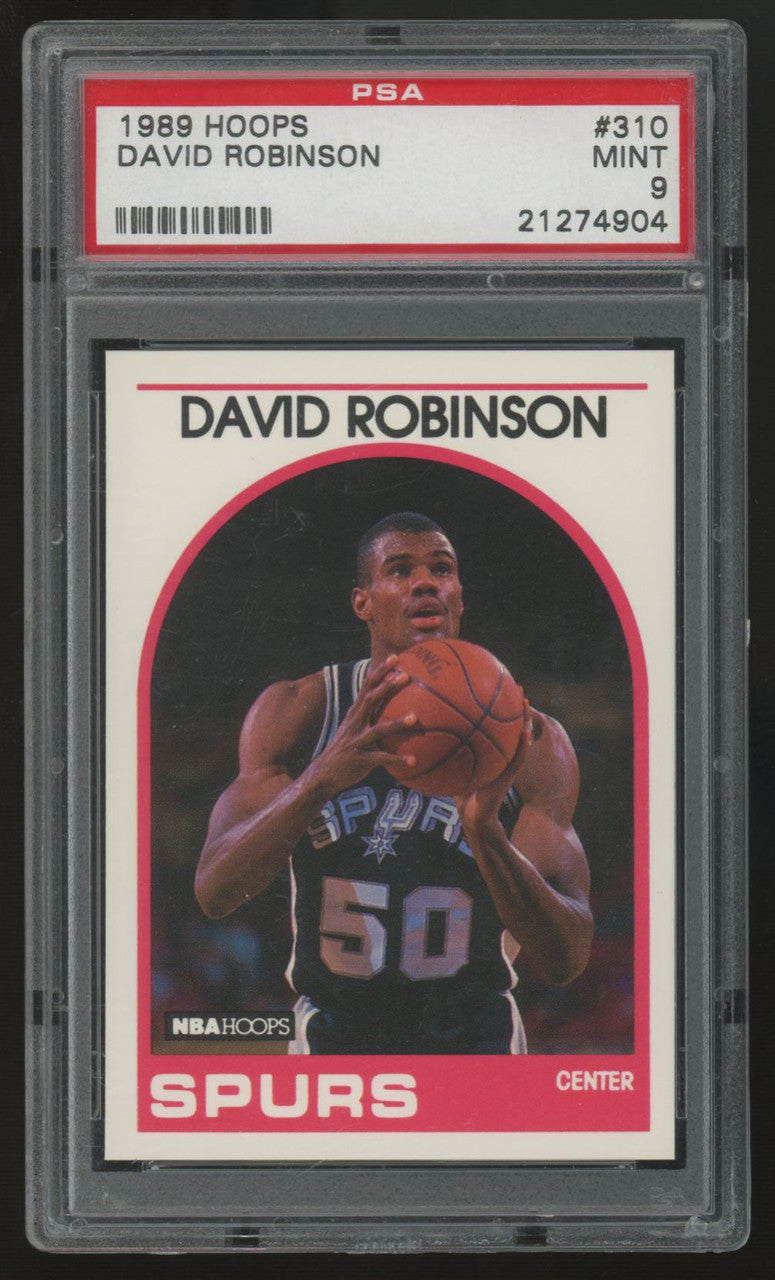 1989-90 Hoops David Robinson RC #310 PSA 9 *904