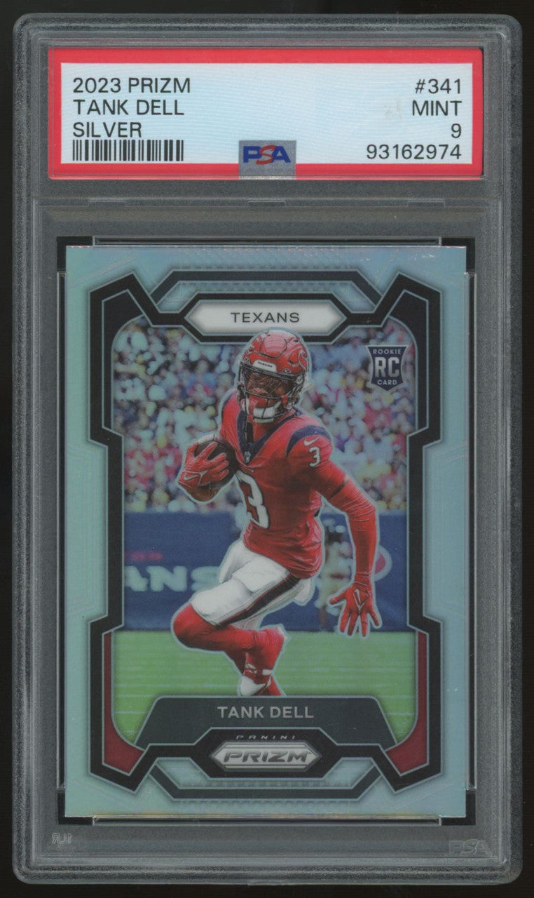 2023 Panini Prizm Tank Dell RC Silver #341 PSA 9
