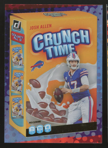2022 Panini Donruss Josh Allen Crunch Time #CT-3