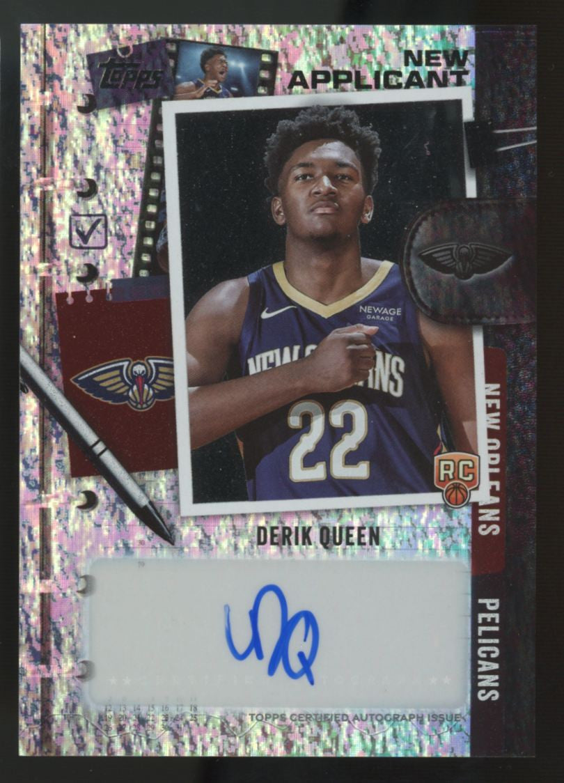 2025-26 Topps Derik Queen RC New Applicant Auto Holo Foil #NA-DK