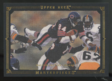 2008 Upper Deck Masterpieces Walter Payton Black Frame #88