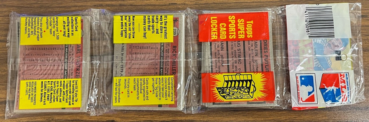 1981 Topps Baseball Rack Pack Sealed