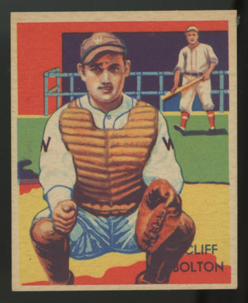 1935 National Chicle Cliff Bolton Diamond Stars #47 EX/MT