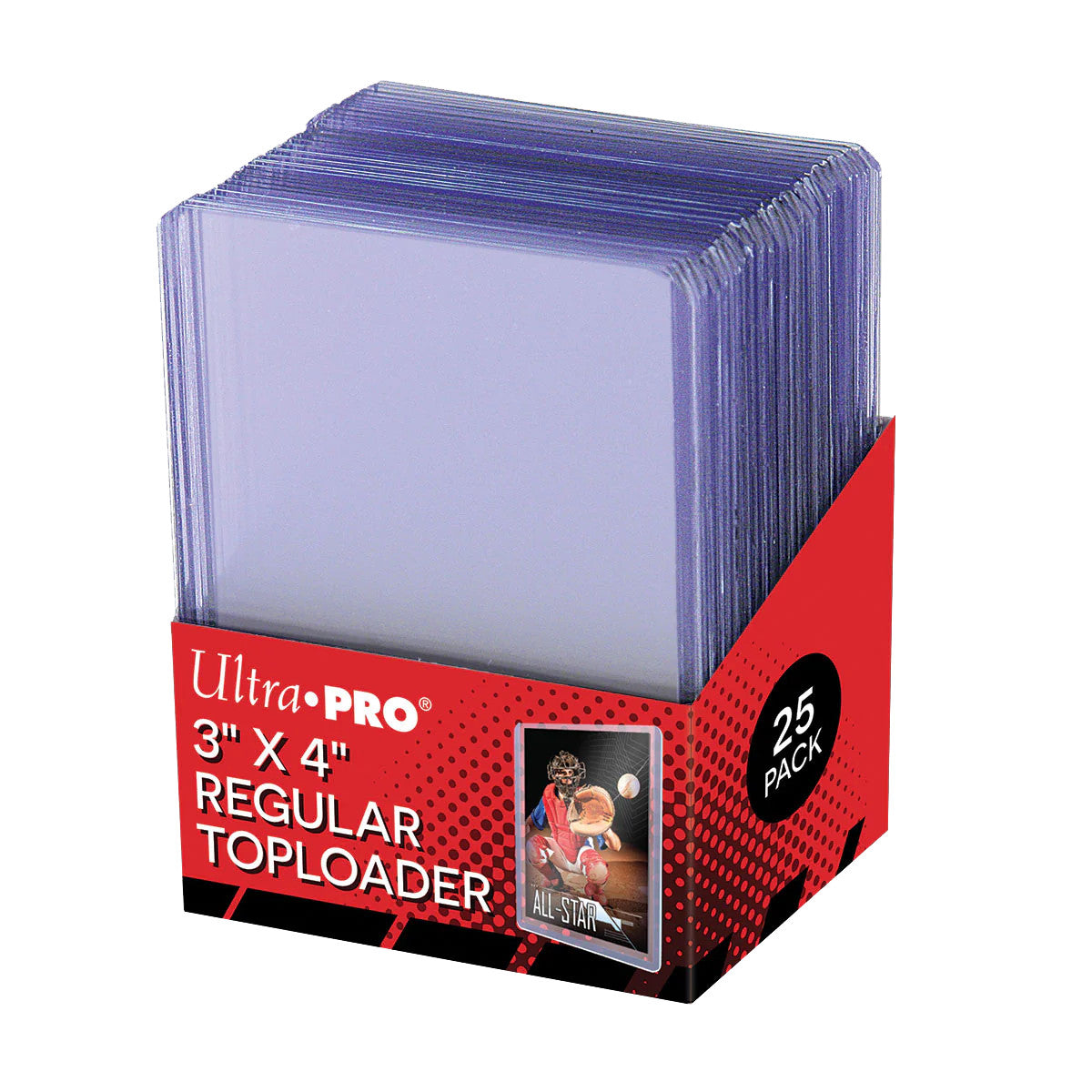 3x4 Regular Toploader Ultra Pro (25ct)