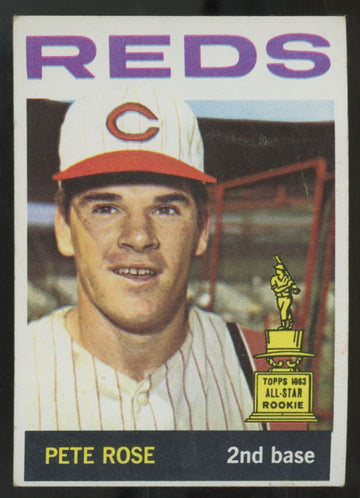 1964 Topps Pete Rose All-Star Rookie #125 VG/EX-EX