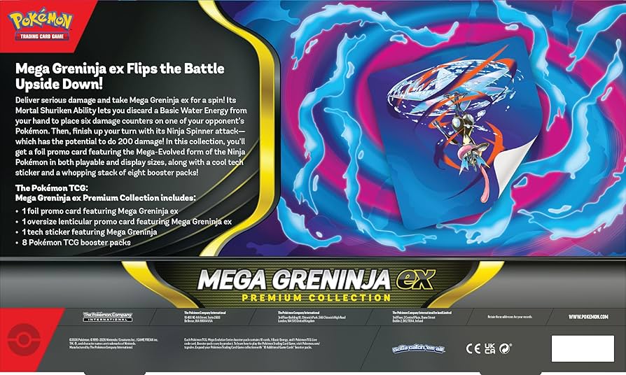 Pokemon: Mega Greninja ex Premium Collection