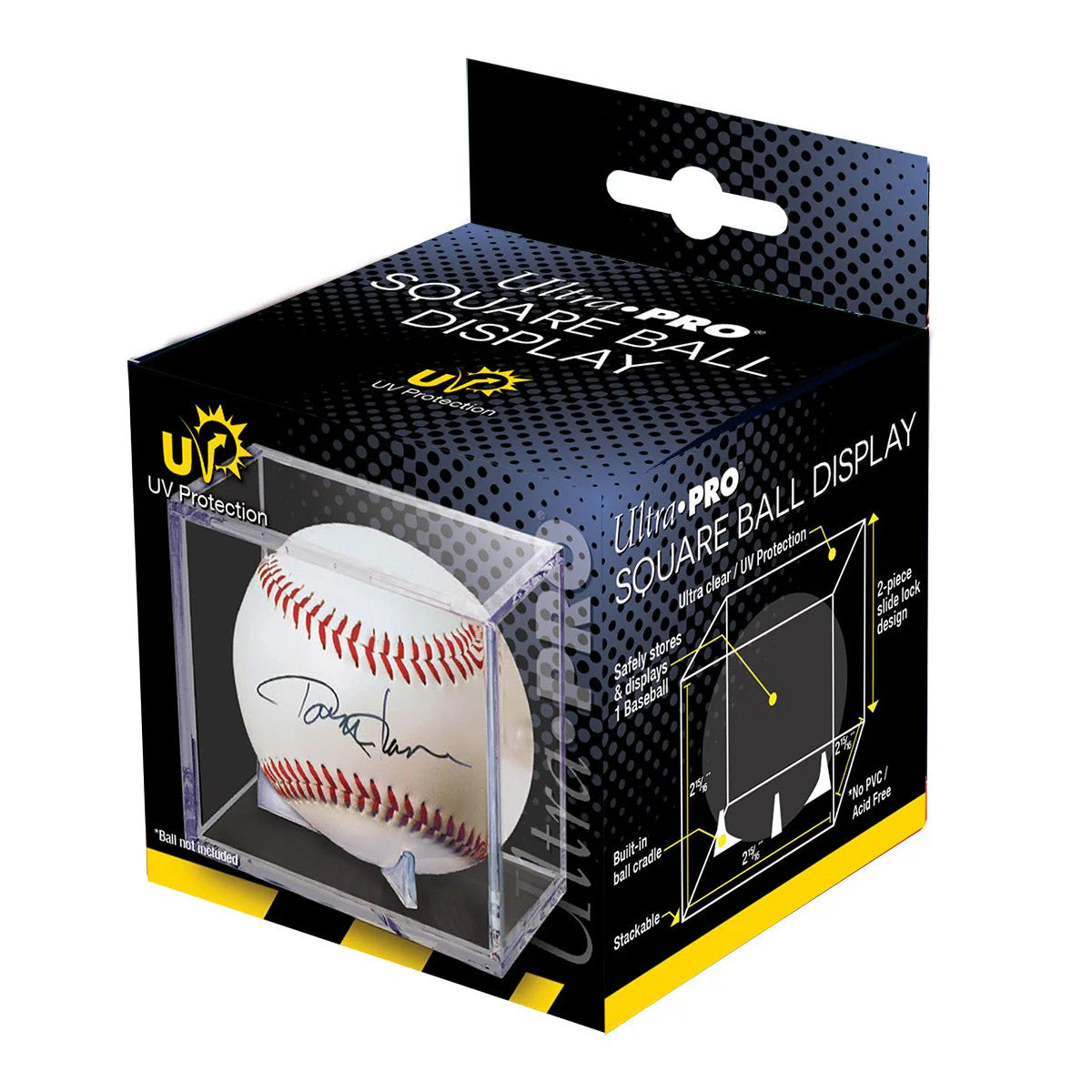 Ultra Pro Baseball Square Display UV Protection