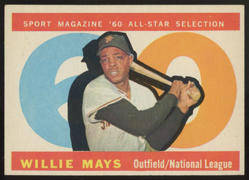 1960 Topps Willie Mays All-Star #564 EX-MT