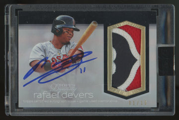 2018 Topps Dynasty Rafael Devers RC Patch Auto RPA /10 #AP-RD2