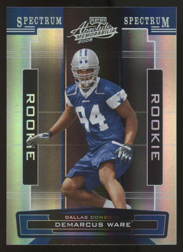2005 Absolute Memorabilia DeMarcus Ware RC Spectrum /100 #151