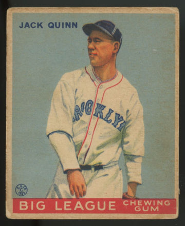 1933 Goudey Jack Quinn #78 VG