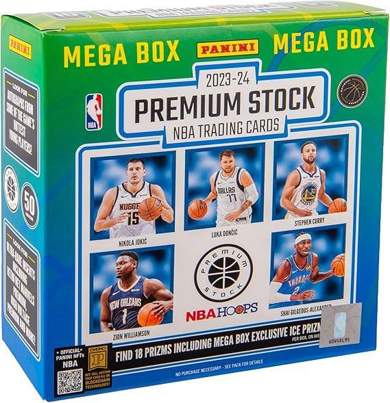 2023/24 Panini Hoops Premium Stock Basketball Mega Box