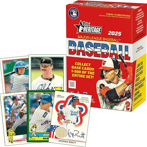 2025 Topps Heritage Baseball Blaster Box