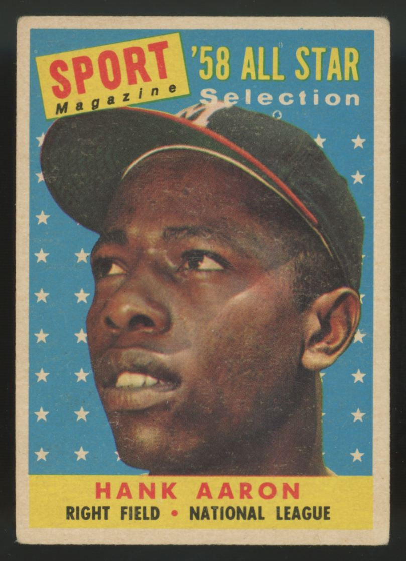 1958 Topps Hank Aaron All Star #488 VG-VG/EX
