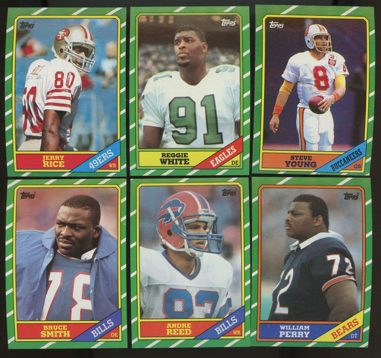 1986 Topps Football Complete Set (396) Rice Young White RC NM-MT