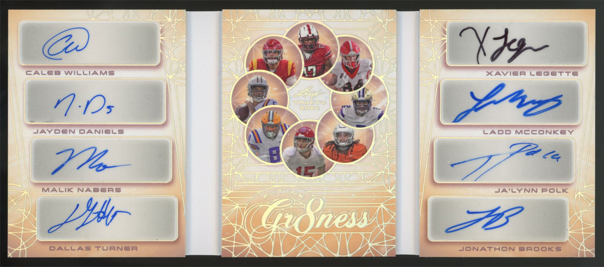 2024 Leaf Trinity Williams/Daniels/Nabers+++ Future Gr8ness Auto Booklet /5