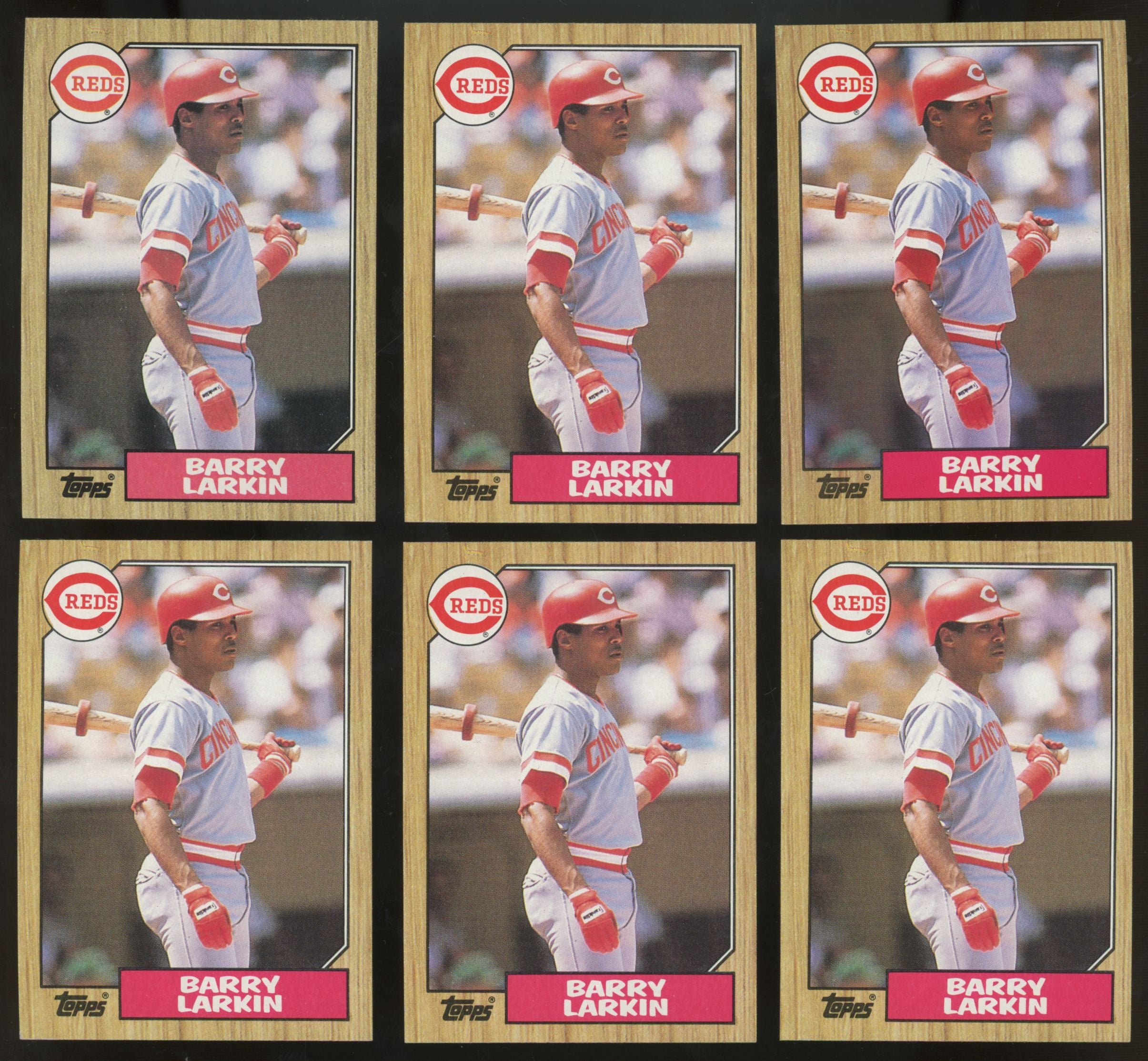 1987 Topps Barry Larkin RC #648 (Lot of 50)