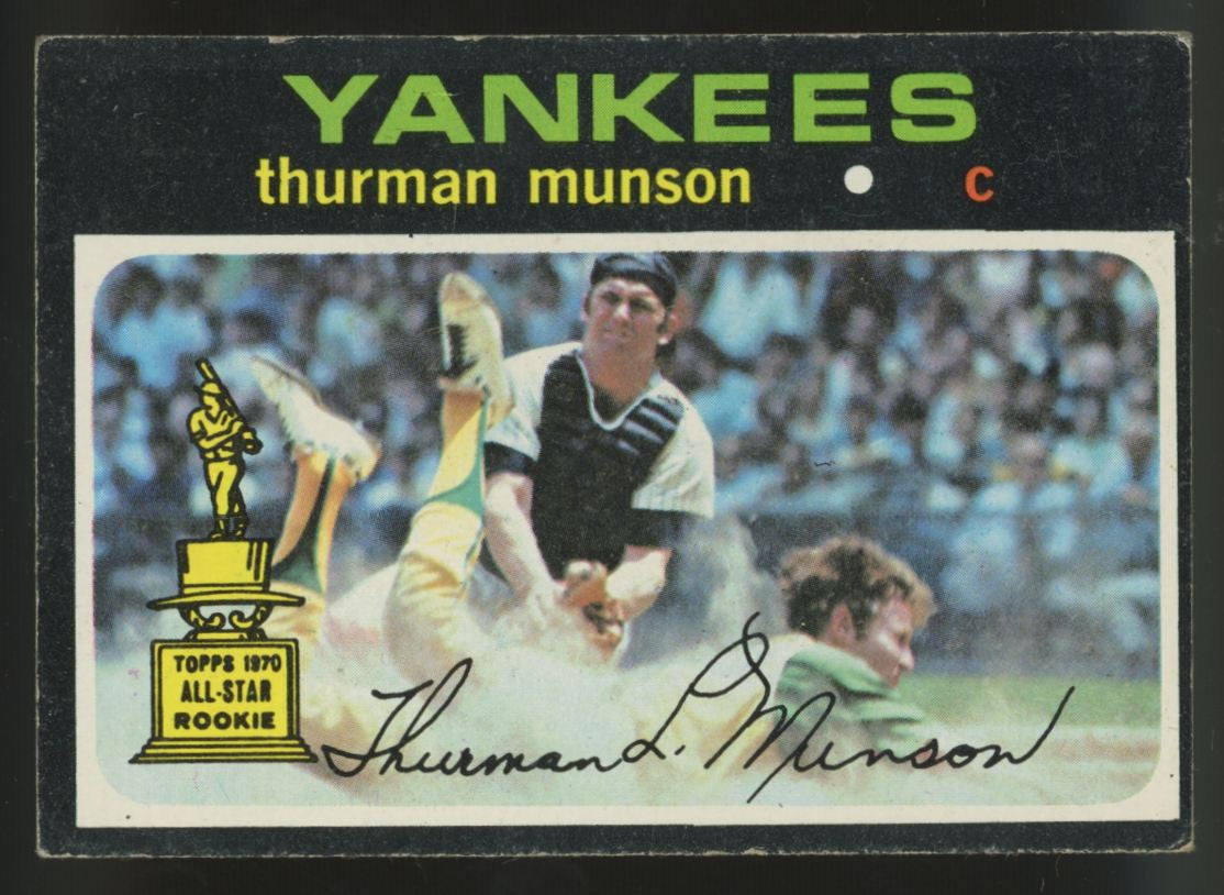 1971 Topps Thurman Munson #5 VG/EX "B"