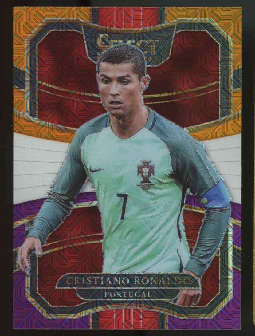 2017/18 Select Soccer Cristiano Ronaldo Tri-Color Mojo Prizm #33