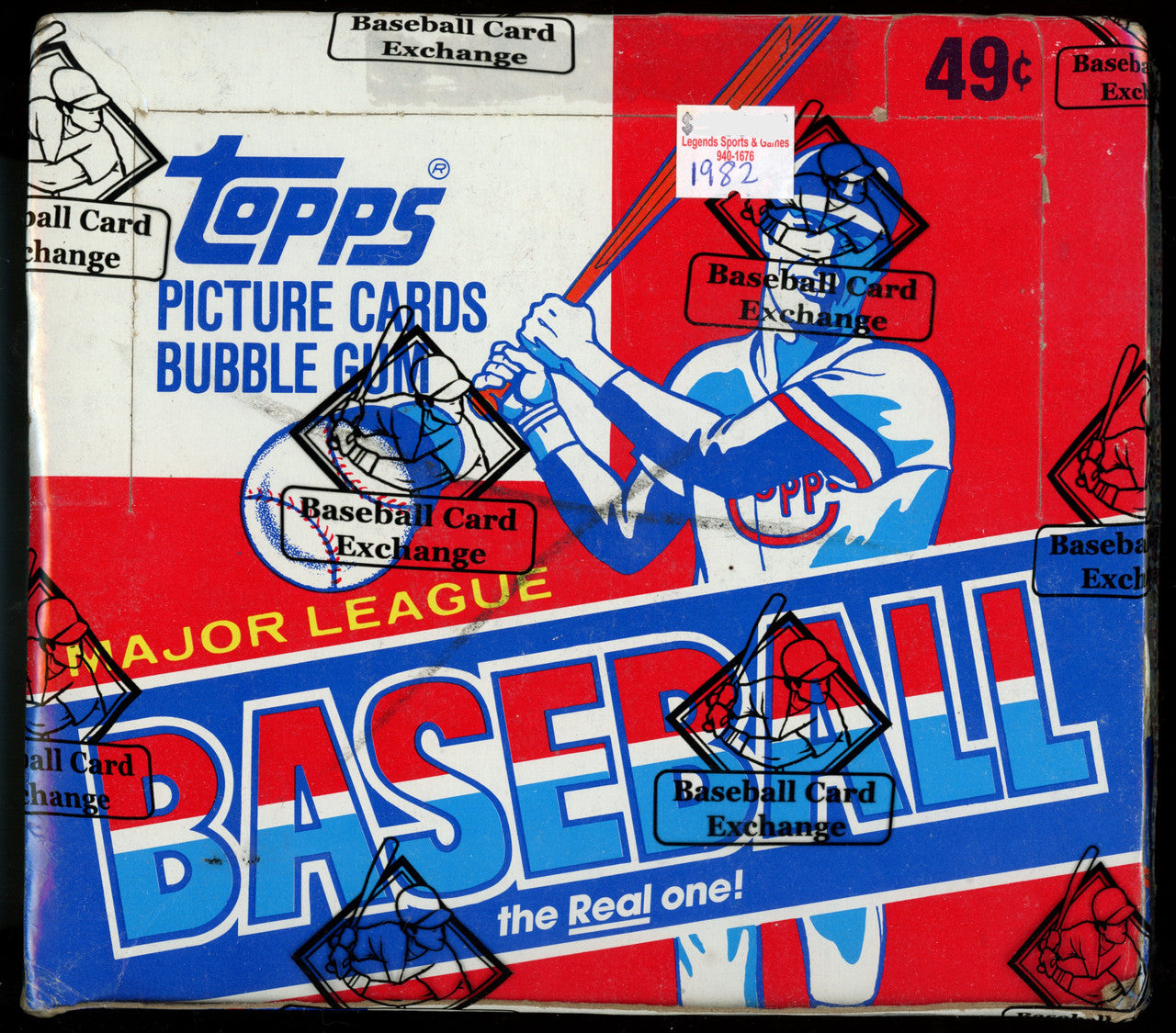 1982 Topps Baseball Cello Pack Box BBCE Wrapped And Sealed