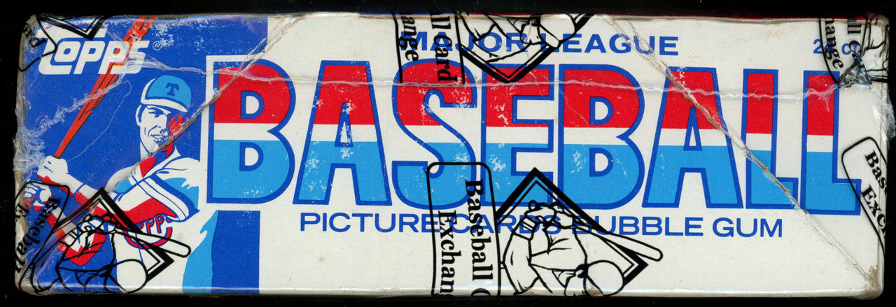 1982 Topps Baseball Cello Pack Box BBCE Wrapped And Sealed
