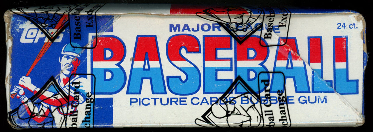 1982 Topps Baseball Cello Pack Box BBCE Wrapped And Sealed