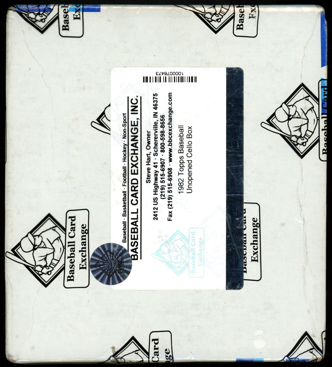 1982 Topps Baseball Cello Pack Box BBCE Wrapped And Sealed