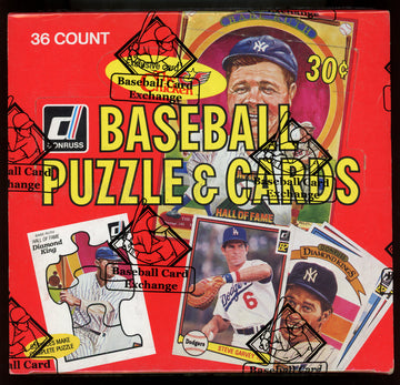 1982 Donruss Baseball Wax Box BBCE Wrapped And Sealed
