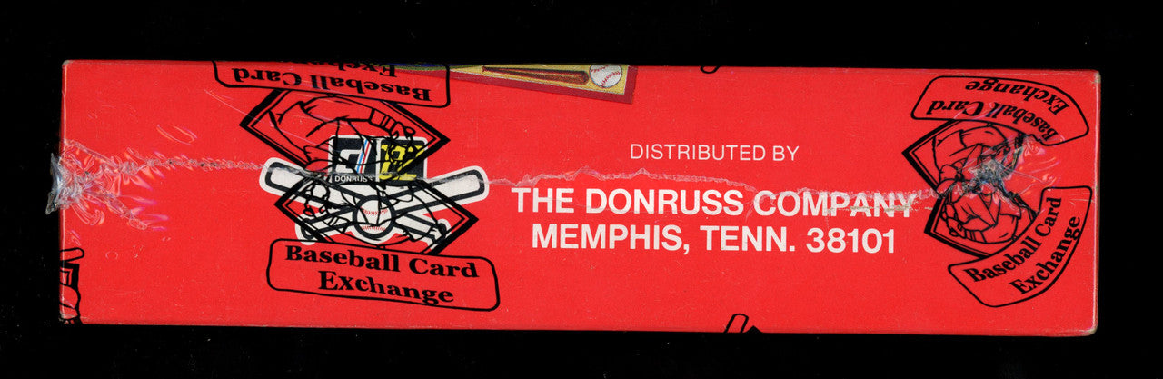 1982 Donruss Baseball Wax Box BBCE Wrapped And Sealed