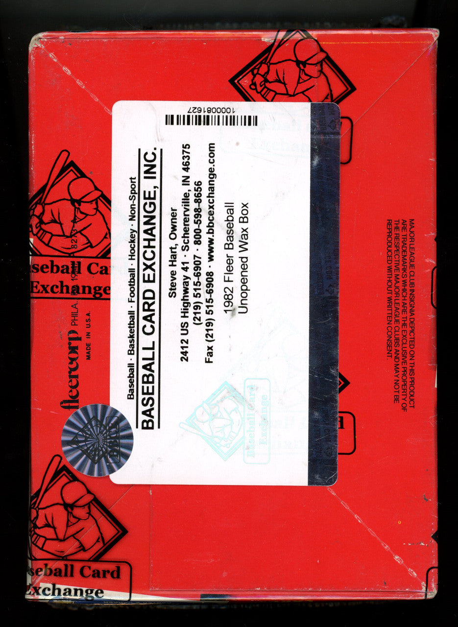 1982 Fleer Baseball Wax Box BBCE Wrapped And Sealed