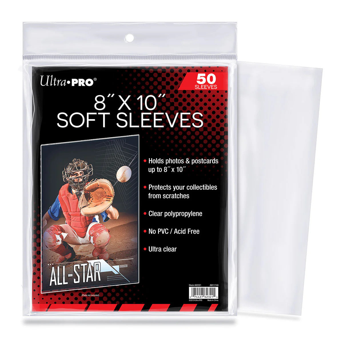 Ultra Pro 8" x 10" Soft Sleeves 50 Count