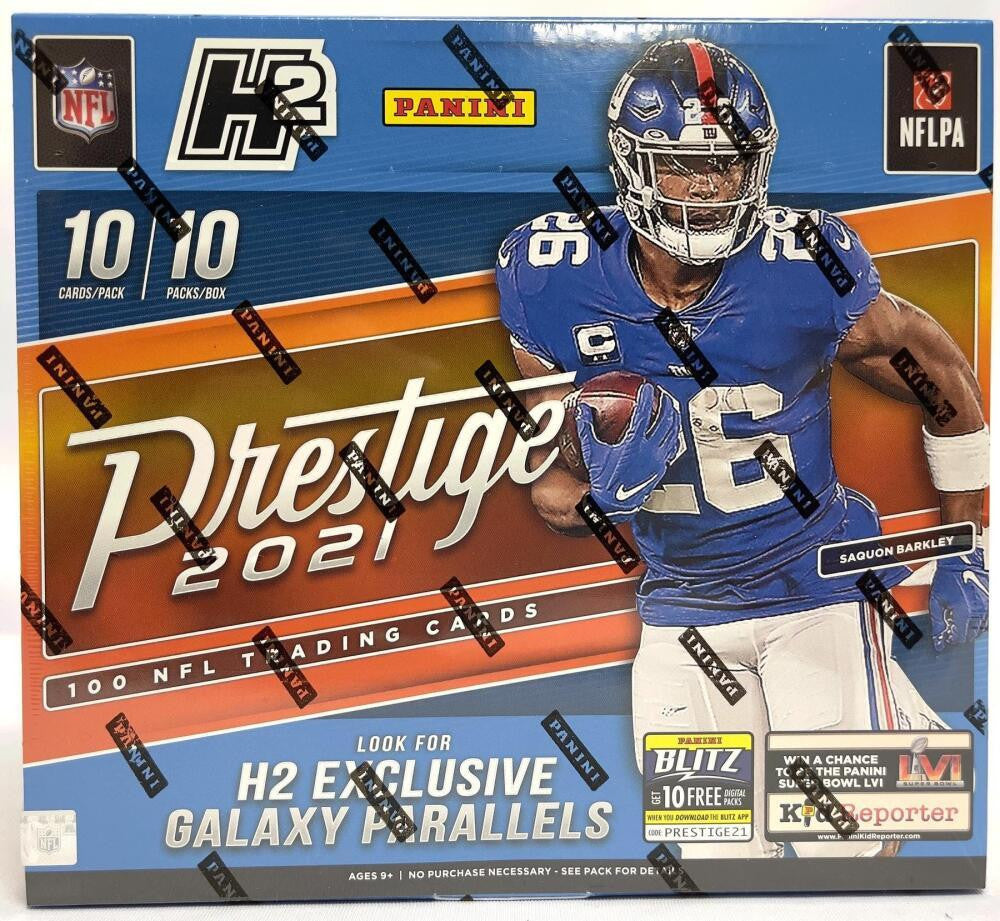 2021 Panini Prestige Football H2 Hobby Hybrid Box