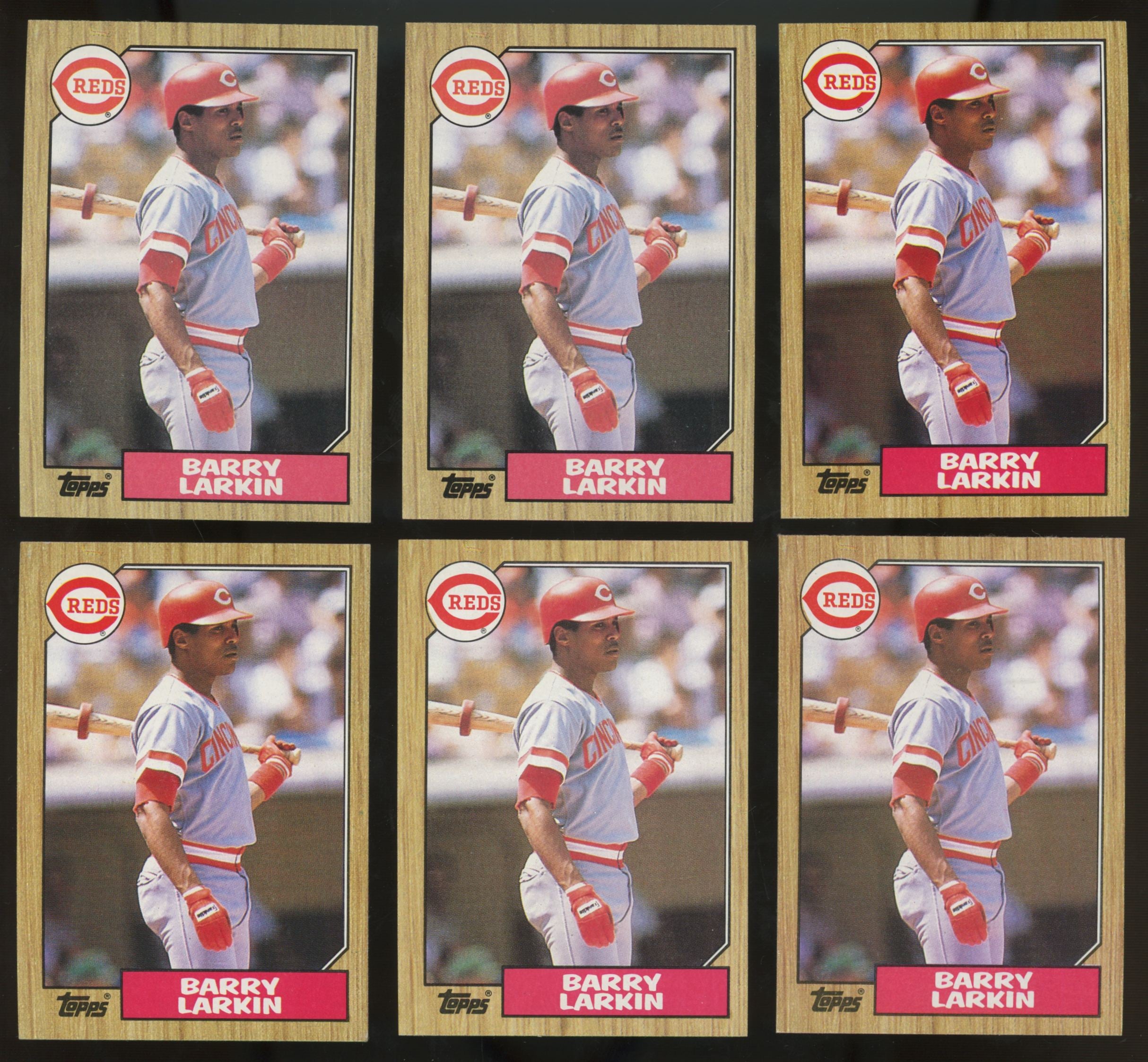 1987 Topps Barry Larkin RC #648 (Lot of 50)