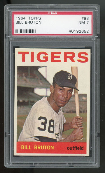1964 Topps Bill Bruton #98 PSA 7