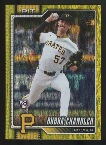 2026 Topps Series One Bubba Chandler RC Yellow Holo Foil /399 #283
